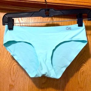 AE mint green S microfiber silky feel sport panties second skin fabric flat seam